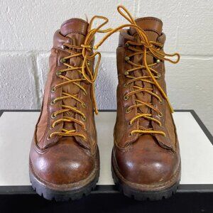 Danner Rei Light Brown Leather Gore Tex Ankle Hiking Boots Lace up Men's 6.5 US